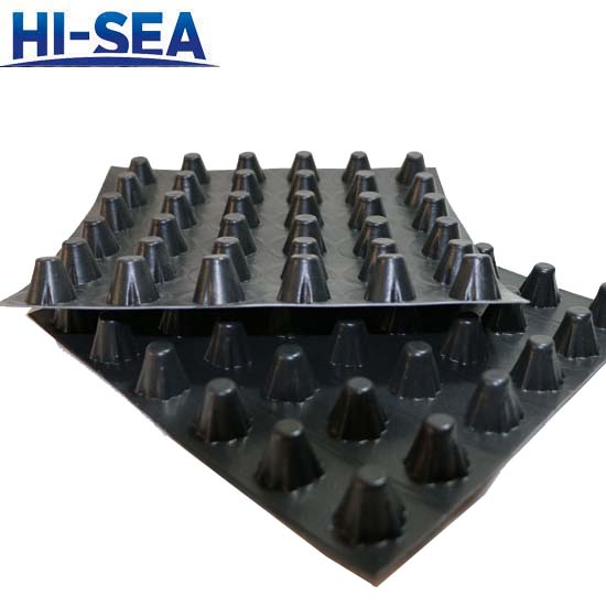 High Impact Polystyrene HIPS or HDPE Drainage Panel